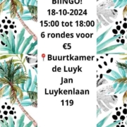 Vrijdag 18 oktober a.s.: Bingo in Buurtkamer De Luyk